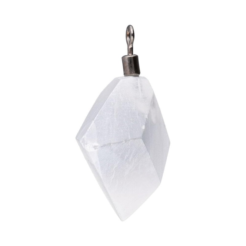 Rhombus Selenite Pendant