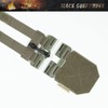 Black Gunpowder Tactical Two-Band Quick Release Cummerbund Elastic String Magnetic