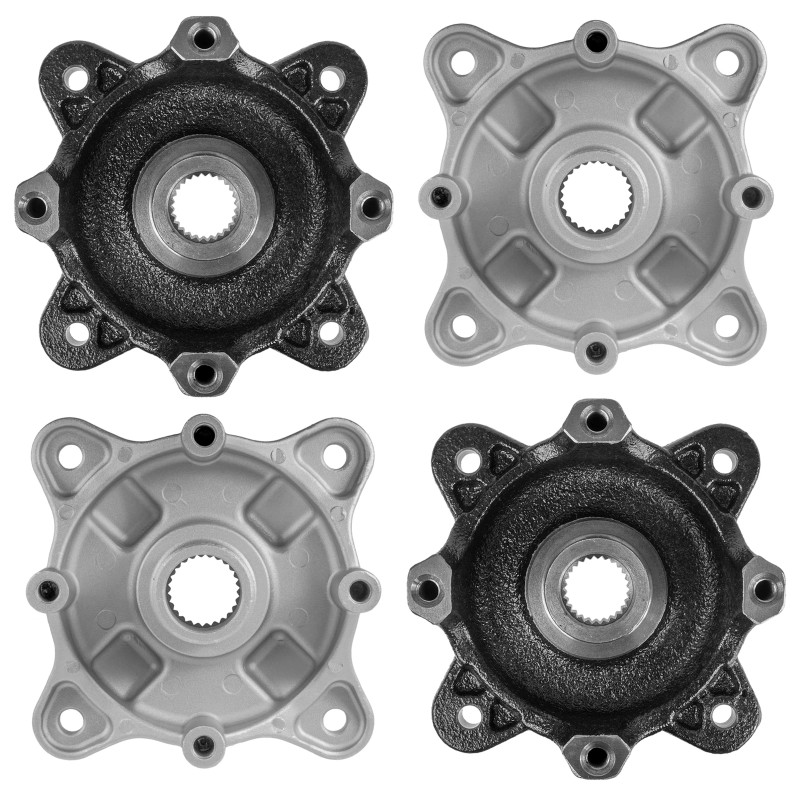 Caltric Front & Rear Wheel Hubs For Polaris Ranger 900
