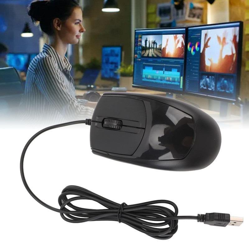 Wired USB Mouse, 1200 DPI Mouse Ergonomic, Optical Mouse Silent