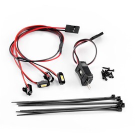 MORLORDY M1.4 RC Rock Lights Kit with Controller - RC Chassis Underglow Lights for SCX24 AX24 FCX24M 1/24 RC Crawler Cars Upgrade Parts