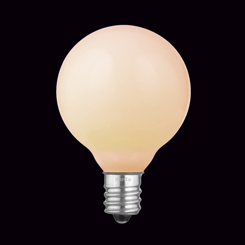 NIOSTA 25 Pack G40 Replacement Bulbs,5W 120V Incandescent Glass Bulbs,for