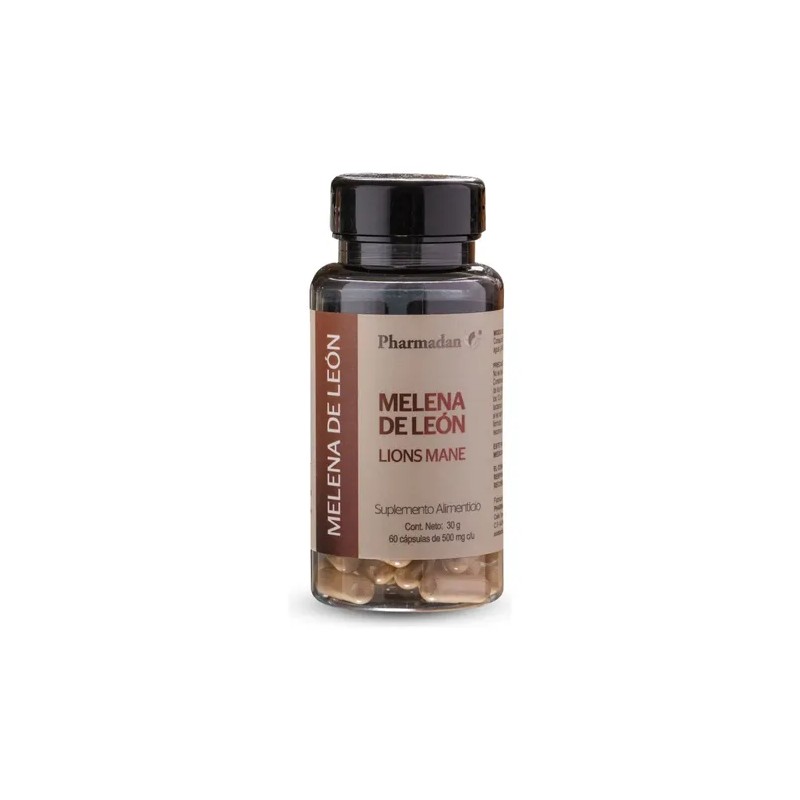 Melena De Leon Lions Mane Pharmadan 60 Caps