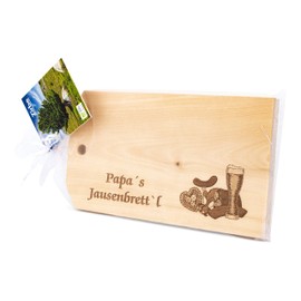 Natural Swiss Pine Snack Board (Papa's Snack Board)