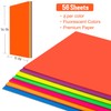Poster Board 22x28 Inches,56 Sheets Neon Paper 7 Color Fluorescent