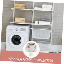 Gadpiparty Abs Stainless Steel Washer Inlet Pipe Joint Hose Adapter Faucet Inlet Hose Connector