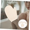 Baluue 1 Set Sisal Exfoliating Gloves for Body Scrubbing and