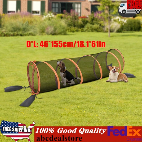 2 Packs Dog Cat Pet Play Tunnel Cat Play House