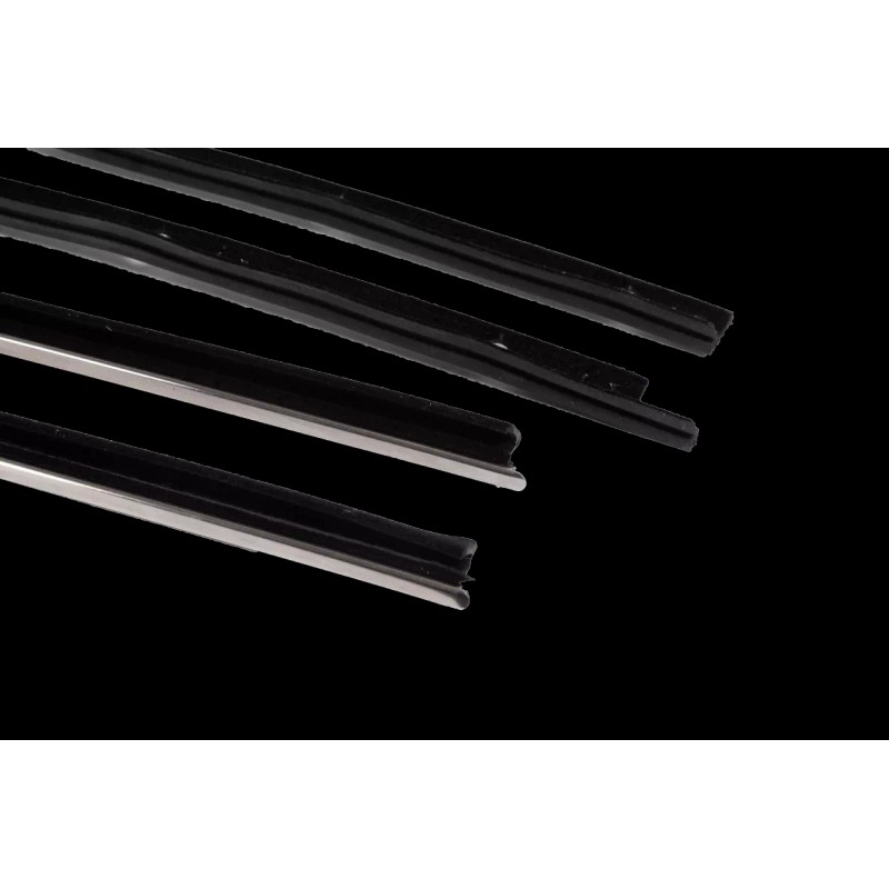 Undisclosed 1974-1978 Window Beltline Weather-strip Set - Felt/chrome kit