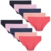 LOREZA ® Pack of 10 Girls' Cotton Briefs Various Designs