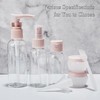 Travel Bottles for Toiletries, 11 PCS Leak Proof Refillable Squeezable