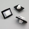 VVO Fasteners- White Plastic Side Body Moulding Strip Trim Clips