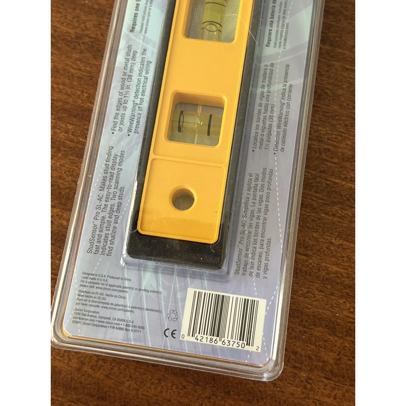 Zircon Stud Sensor Pro SL Stud Finder Edge Finding &