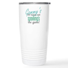 CafePress Gammy's The Name, And Spoilin Stainless Steel Trav 20 oz. Insulated Stainless Steel Coffee Tumbler