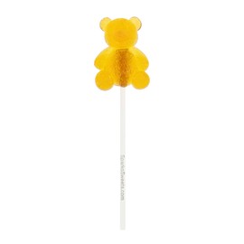 Sparko Sweets Natural Honey Bear Lollipops, 12 Count, No Artificial Ingredients, No Corn Syrup, 1.5 lbs, Made in USA – Perfect for Gifting, Tea Stirring, and Natural Sweet Treats