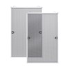 Paramondo 2 Sets DIY Window Screen Frame Kit, White, 46"