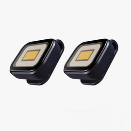 500 Lumens COB Outdoor Main Light Carry-on Light Tent Light Camping Light 10 Hours Lifetime Magnetic Suspension Available - Color: 2pcs black
