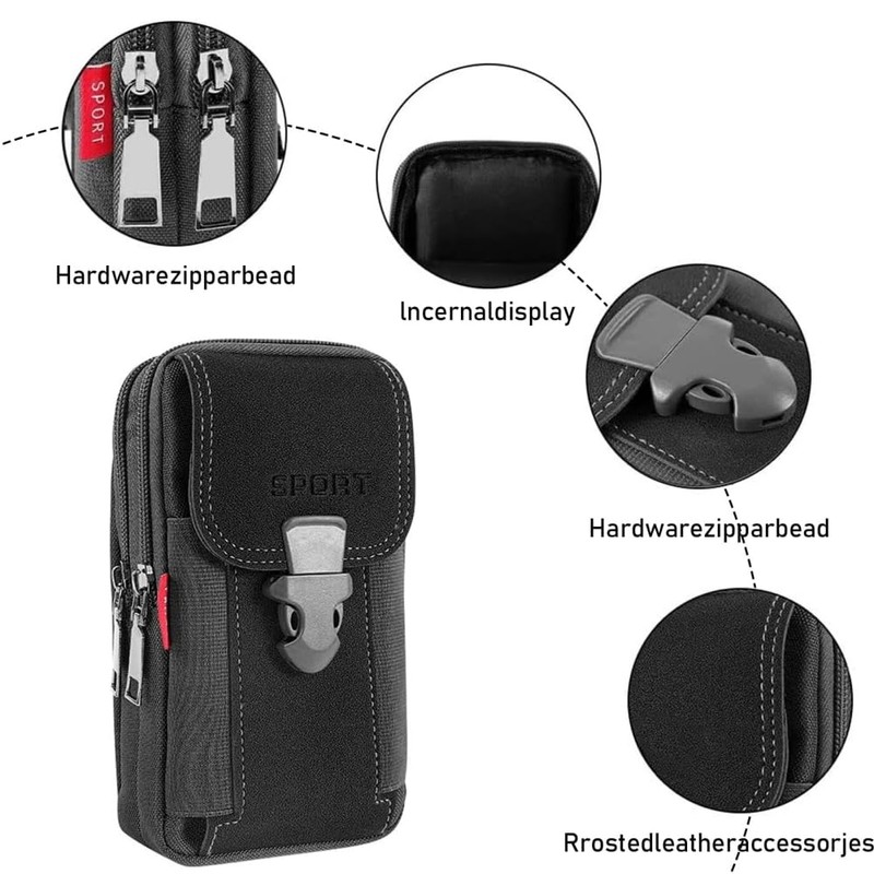 ANNTHOR Funda para cinturón de teléfono, Funda para teléfono Celular,