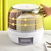 Xuthusman 10KG 360° Rotating Storage Dispenser 6 in1 Kitchen Pantry
