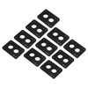 PATIKIL 1/4" Skateboard Riser Pads, 10 Pack PU 3x2 Skateboard