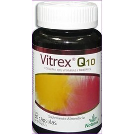 Vitrex Q10 coenzima Q10 vitaminas y minerales 30 tabletas
