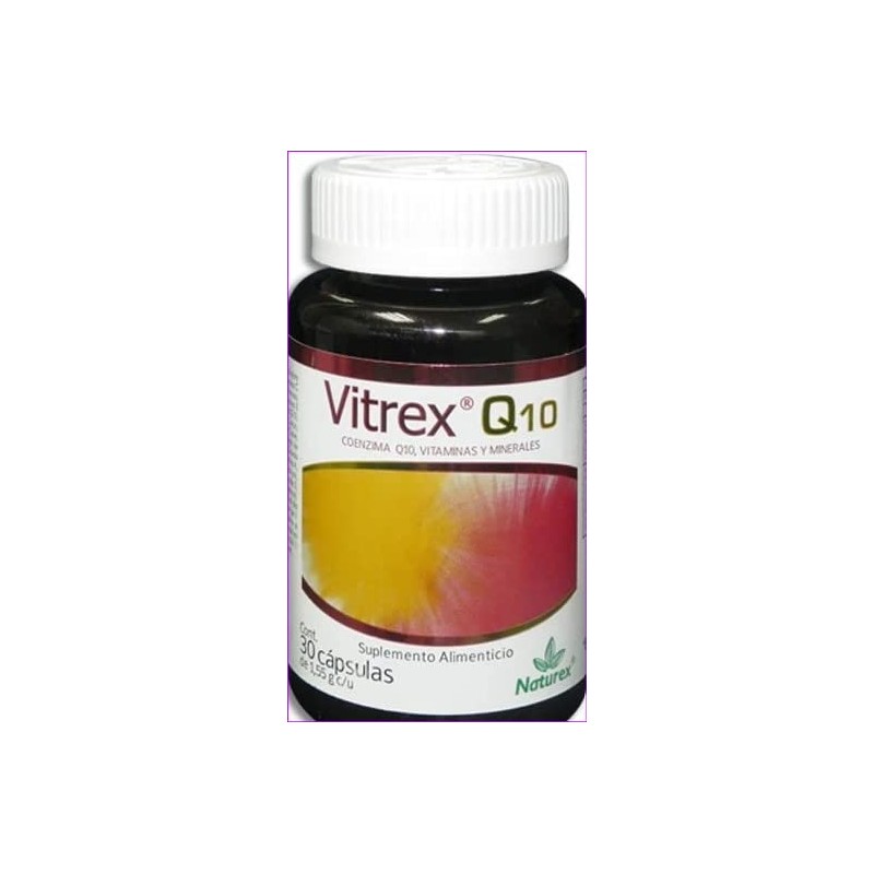 Vitrex Q10 coenzima Q10 vitaminas y minerales 30 tabletas