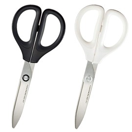 Kokuyo Scissors Saxa Standard Blade Black White 2-Piece Set 99K HASA-280-1-2SET