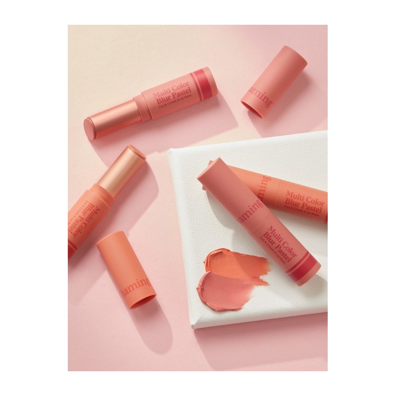 [Set] Multi-color blur pastel 3.7g + lip brush / [세트]