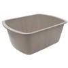 Comfort Axis Rectangular Plastic Wash Basin with Graduations, 7 Quart,