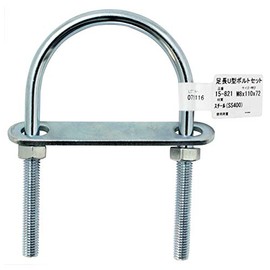 aiai Long-leg U-Bolt Set 15-821 0.31 x 4.33 x 2.83 in (M8 x 110 x 72 mm)