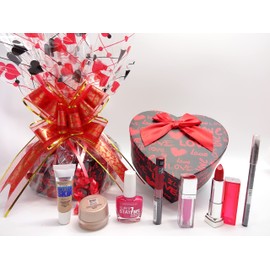 Maybelline Make Up Beauty Bundle Gift Box Hamper, Love Gift Set For Her