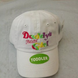 Signatures "DADDY'S FISHIN GIRL" Toddler Fishing Cap Outdoor Ball Cap Adjustable