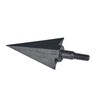toparchery 12pc Black Screw Archery Broadheads Arrowheads Hunting Broad Head