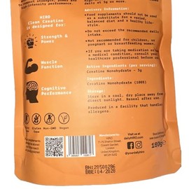 Hiro Clean Creatine Pure Micronised Creatine Monohydrate