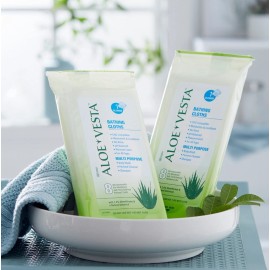 ALOE VESTA LOT of 4 ALOE VESTA BATHING CLOTHS 8 COUNT EACH