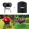 VANSHEIM Gas BBQ Cover,Kettle BBQ Cover Waterproof,Small Round BBQ Cover