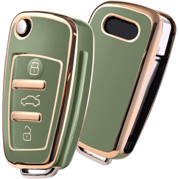 ELOHEI for Key Fob Cover Case, Premium Soft TPU Full