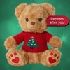 Zillywood 9" Talking Teddy Bear with Accessories Repeats What You