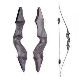 OBTOUTDOOR Archery Takedown Longbow 60inch 20lbs-60lbs Right Hand Traditional Wood Hunting Bows for Target Shooting Practice (25)