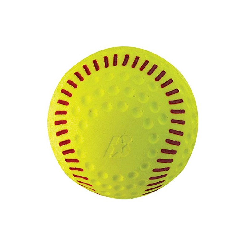 Baden Dimpled Softballs with Red Seams - 12" Durable Training
