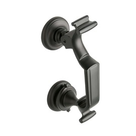Hardware Solutions - Doctor Door Knocker - Matt Black - 60 x 195mm