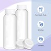 Flyanzebi Narrow Milk Bottle Caps, 10Pcs White, Leak Proof Design,