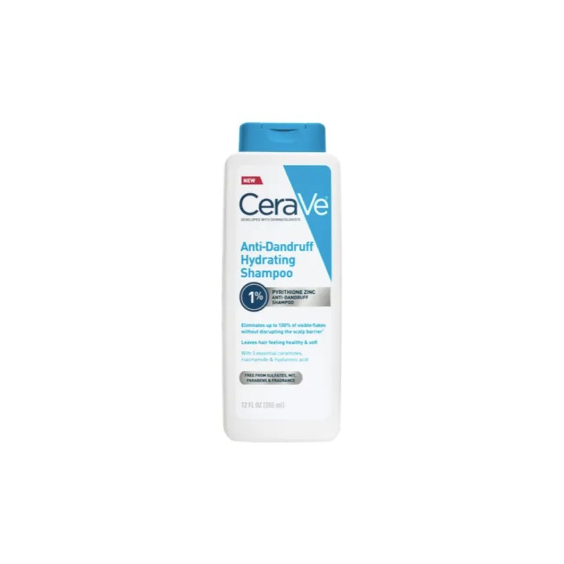 Cerave Hydrating Anti-dandruff Shampoo, All Hair Types, 12oz