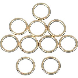10 14K 14/20 Gold-Filled Jump Rings Closed 24 Gauge 5mm