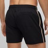 BOSS Mens Iconic Swim shorts with signature stripe and logo