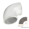 3in 75mm Turbo Intake Elbow 90° Cast Aluminum Intercooler Turbo