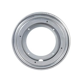 Lazy Susan, 4 Types Heavy Duty Round Shape Galvanized Lazy Susan Turntable Bearing Rotating Swivel Plate(8inch-Silver)