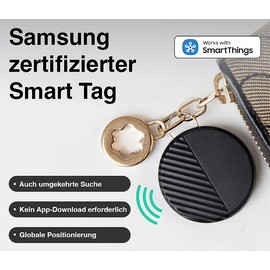 Callstel Smart-Tags Finder: Mini-Schlüssel- und Gegenstandfinder, komp. zur SmartThings-App, IP65 (Ortungstracker, Schlüsselsuchgerät)