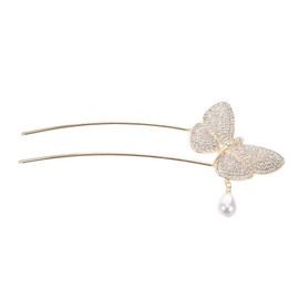 Vaguelly Durable U Shaped Hair Stick for Women Stable Hold French Hairpin for Thick Hair Easy Styling Updo Bun Fork Accessory Elegant Hairpins for Women