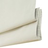 ECLIPSE Faux Silk Roman Shade for Windows, Cordless 100% Blackout
